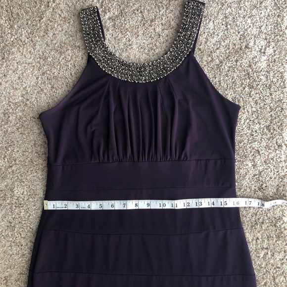 AA Studio AA Plum Purple Dress, size 10. - Picture 3 of 8